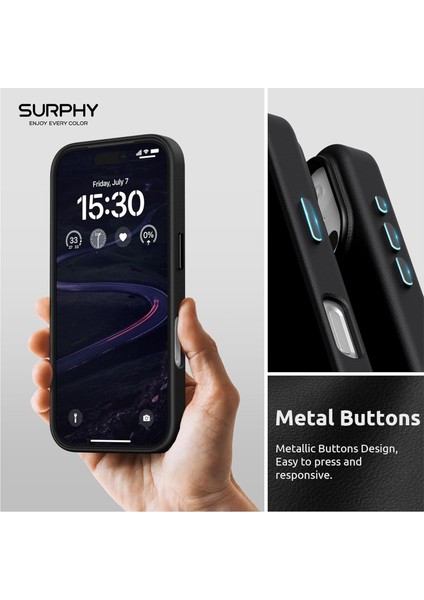 iPhone 17 Pro Kılıf Leather Magsafe Deri Liquid Kapak Hassas Butonlu Içi Kadife Sert Silikon indirimleri