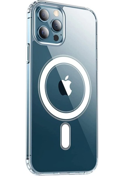 Iphone 12 Pro Max Kılıf Kamera Lens Korumalı Magsafe Destekli Şeffaf Darbe Emici Sert Kapak fiyatları