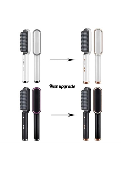 Çok Renkli Elektrikli Hızlı Isıtmalı Saç Düzleştirici Tarak Fırça fiyatları