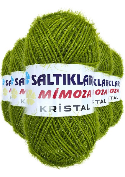 5 Adet Mimoza Kristal Işıltılı Şal Patik Yelek Ipi 44