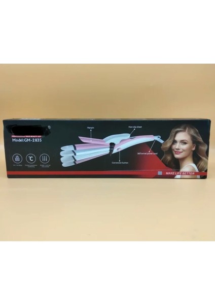 Seramik Saç Düzleştirici ve Maşası, Şık ve Kullanışlı, Pembe Renk, Profesyonel Kalite fırsatları