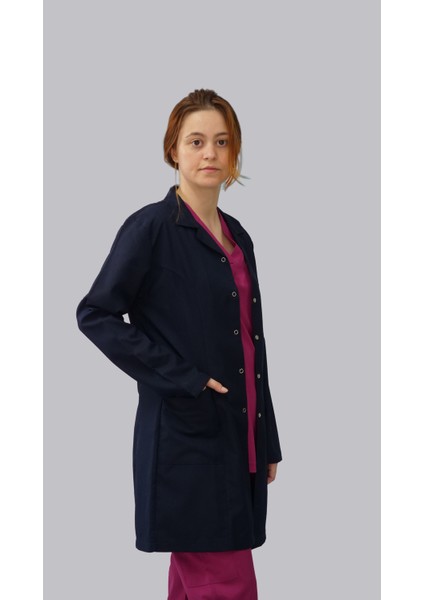 Lacivert Iş Önlüğü