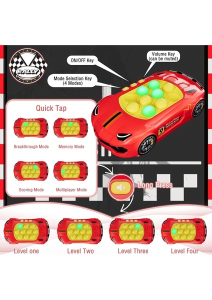 Işıklı Popit Oyun Konsolu Pop It Oyuncak Araba Model Konsol fiyatları