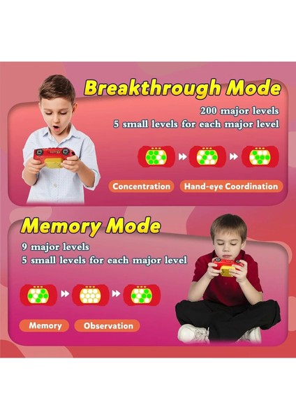 Işıklı Popit Oyun Konsolu Pop It Oyuncak Araba Model Konsol indirimleri