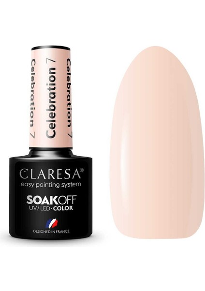 Kalıcı Oje Yarı Şeffaf Nude Bej 07 5gr