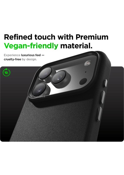 iPhone 17 Pro Kılıf Leather Magsafe Deri Liquid Kapak Hassas Butonlu Içi Kadife Sert Silikon fiyatları