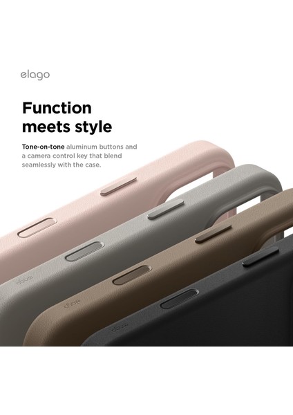 iPhone 17 Pro Kılıf Leather Magsafe Deri Liquid Kapak Hassas Butonlu Içi Kadife Sert Silikon indirimleri