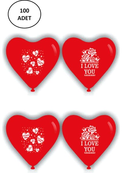 VT933 Kalpli Tek Renk Balon 100'LÜ