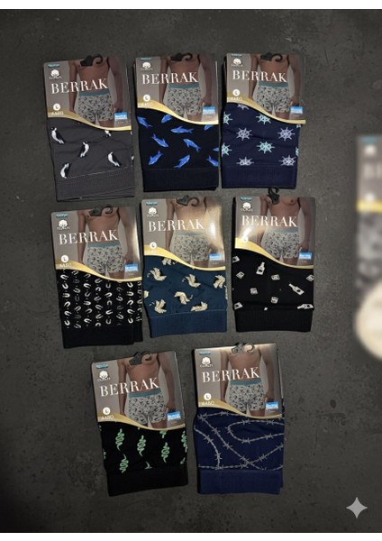 Erkek Karışık Renk ve Desenli Boxer 5'li Paket fiyatları