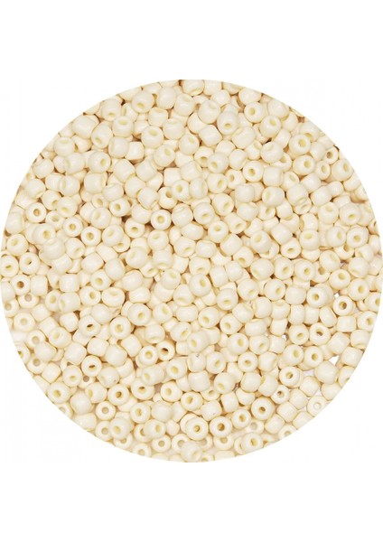 Beyaz Renk 4 mm Yaklaşık 220 Adet/20 Gram Cam Boncuk Oya Yazma Bileklik ve Kolye modelleri