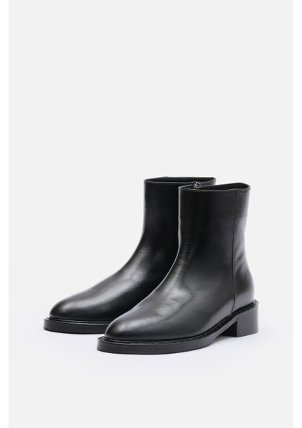 Bestyle Manifest Kadın Siyah %100 Gerçek Deri Bot fırsatları