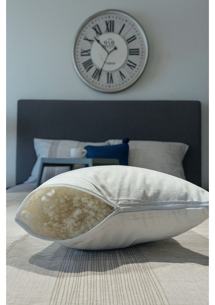 %100 Doğal Merinos Boncuk Kuzu Yünü Dolgulu Yastık 50 x 70 cm Ebat 1000 Gram indirimleri