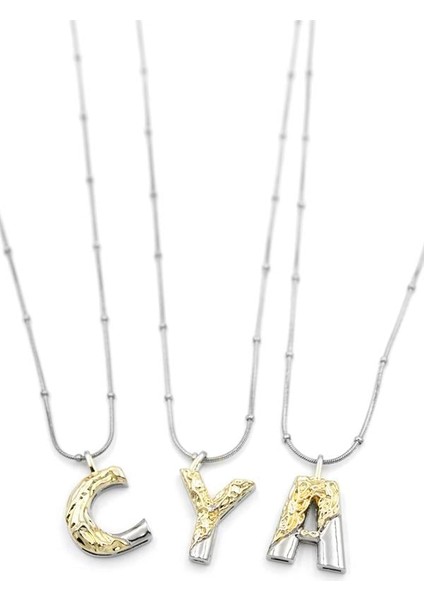 24'lü Harf Kolye - Gümüş