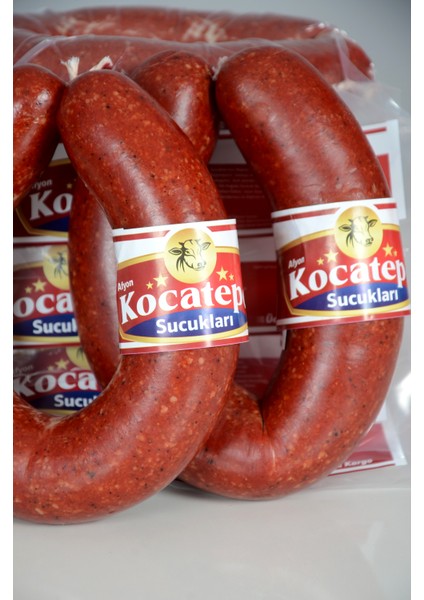 5 kg Acılı %100 Dana Eti Kangal Klasik Meşhur Afyon Kocatepe Sucukları
