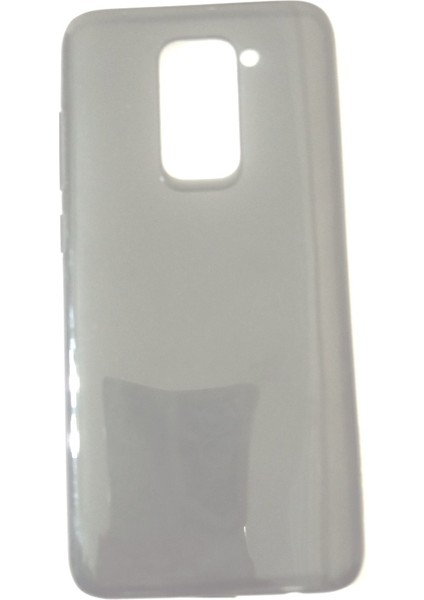 ESLIFETECH26AKSESUAR Redmi Note 9 Uyumlu Transparent Silikon Kılıf-Füme