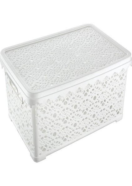 Büyük Motifli Kapaklı Kutu ROYALEKS-TİM136 fiyatları