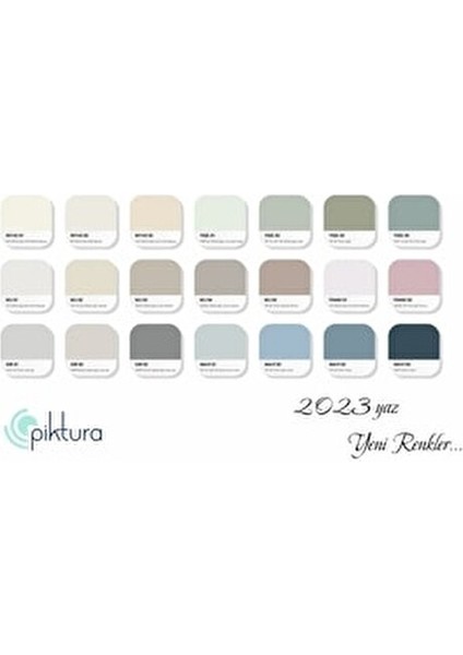 Su Bazlı Duvar Boyası, Kullanım Hazır, Küçük Ambalaj 200ML 2023 Renkleri modelleri