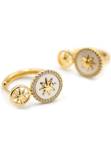 Sedef Kutup Yıldızı Küpe - Altın fiyatları