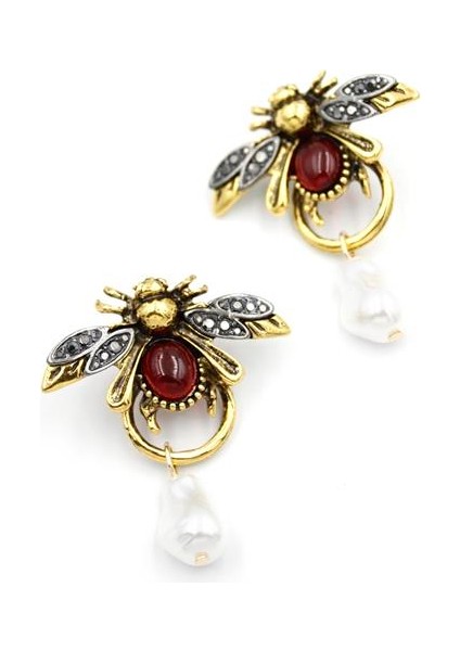 Arı Küpe - Bordo fiyatları