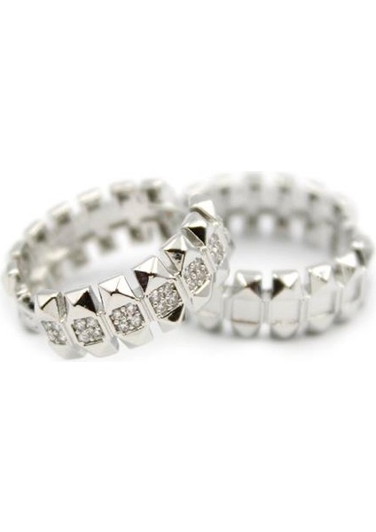 Taşlı Halka Küpe - Gümüş fiyatları