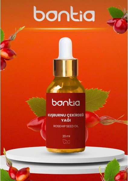 Kuşburnu Çekirdeği Yağı 20 ml - Soğuk Sıkım - Cilt Lekeri, Kırışıklık, Iz ve Göz Altı Bakımı fırsatları