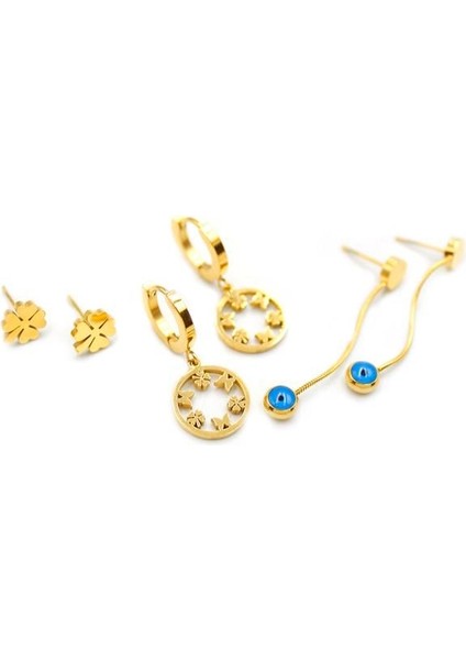 6'lı Yonca Küpe - Altın fiyatları