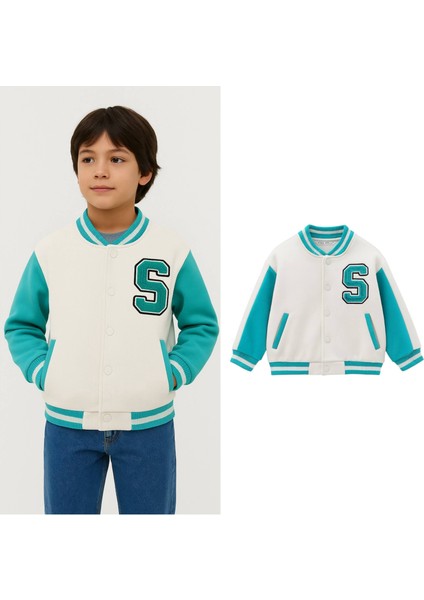 Boomber Kolej Ceket Sharfi Işlemeli modelleri