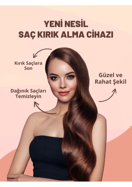 Saç Kırık Alma Cihazı, Renkli ve Şık Tasarım, Kolay Kullanım indirimleri