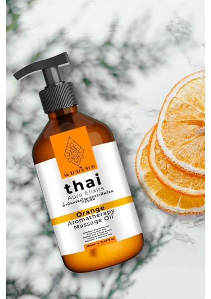 200ML Yenilebilir Portakallı Masaj Yağı Afrodizyaketkili Spa Masaj Yağı Rahatlatıcı Nemlendirici