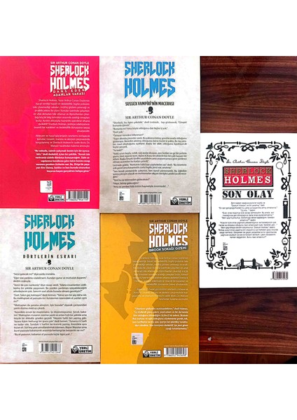 Sherlock Holmes Kitapları 5 Adet fiyatları