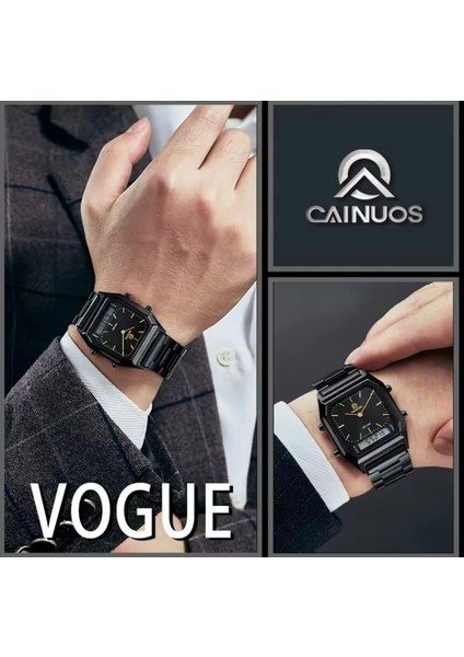 Caınuos Dijital Analog Erkek Kol Saati fırsatları
