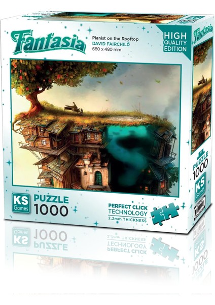 Pianiston The Rooftop 1000 Parça Puzzle