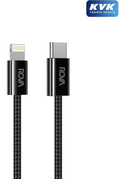 KB218 Pd 20W Type-C To Lightning Data Örgülü Şarj Kablosu
