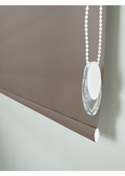 Kahverengi Güneşlik Stor Perde - Ev Ofis Perdesi