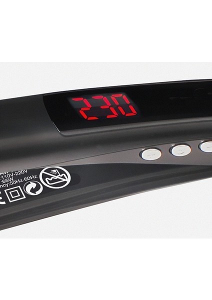 Isı Ayarlı Profesyonel Saç Düzleştirici, Erken Isınma, Siyah Renk modelleri