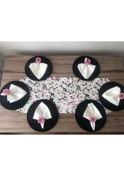 Sofra Sunum Seti Çiçek Desenli Takım fiyatları