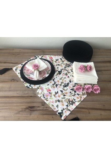 Sofra Sunum Seti Çiçek Desenli Takım fırsatları