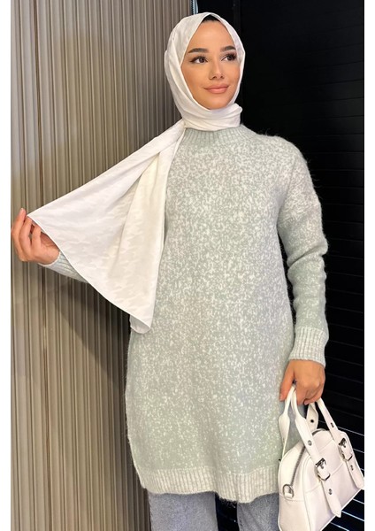 Bisiklet Yaka Çift Renkli Tesettür Triko Tunik (S-M-L-Xl Beden Uyumludur.) P-00018415 fiyatları