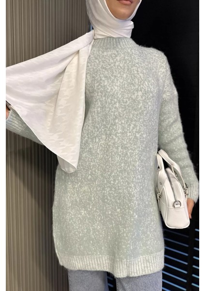 Bisiklet Yaka Çift Renkli Tesettür Triko Tunik (S-M-L-Xl Beden Uyumludur.) P-00018415 fırsatları