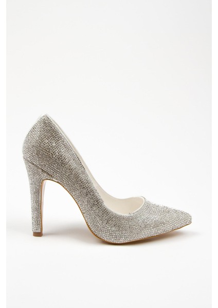 Full Taş Aynalı Klasik Topuklu Kadın Abiye Ayakkabı 215342E modelleri