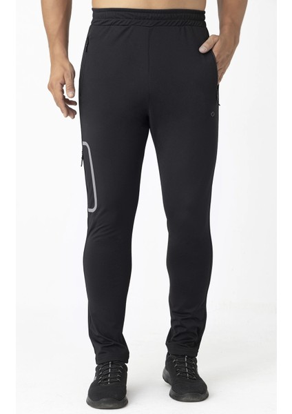 Dalgıç Dar Paça Erkek Alt Eşofman Siyah 2244