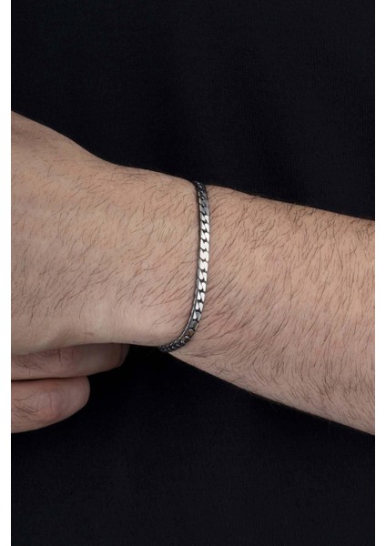 Gurmet Zincir Erkek Gümüş Bileklik modelleri