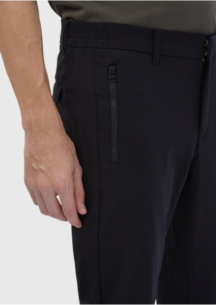 Siyah Düz Örme Jogging Fit Casual Pantolon indirimleri