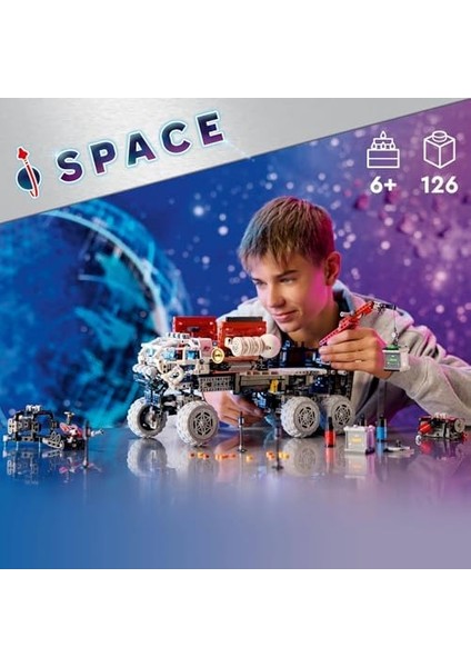 Mars Ekibi Keşif Aracı 42180-11 Yaş ve Üzeri Uzay Meraklısı Çocuklar Için Koleksiyonluk Yaratıcı Oyuncak Model Yapım Seti (1599 Parça) modelleri