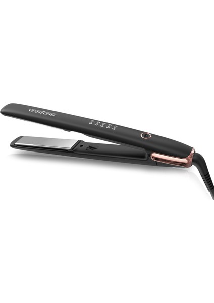 Nano Titanyum Kaplı Iyonik Profesyonel Saç Düzleştirici Siyah