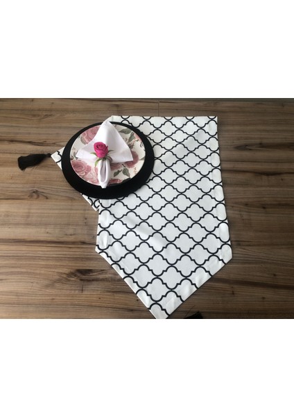 Sofra Sunum Seti Beyaz Moroccan Desenli Takım fiyatları