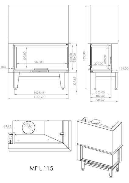 Mfl 115 (115CM'LIK Şömine Haznesi) fiyatları
