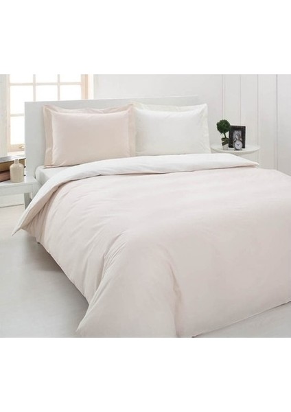 Özdi̇Lek Tek Kişilik Ranforce Nevresim Takımı-Colourmix Krem Bej