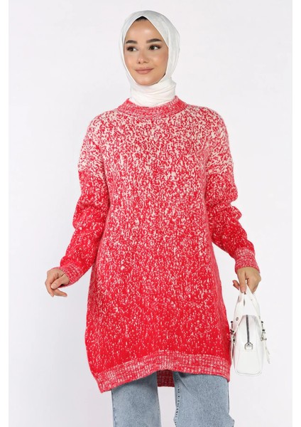 Bisiklet Yaka Çift Renkli Tesettür Triko Tunik (S-M-L-Xl Beden Uyumludur.) P-00018415 fiyatları