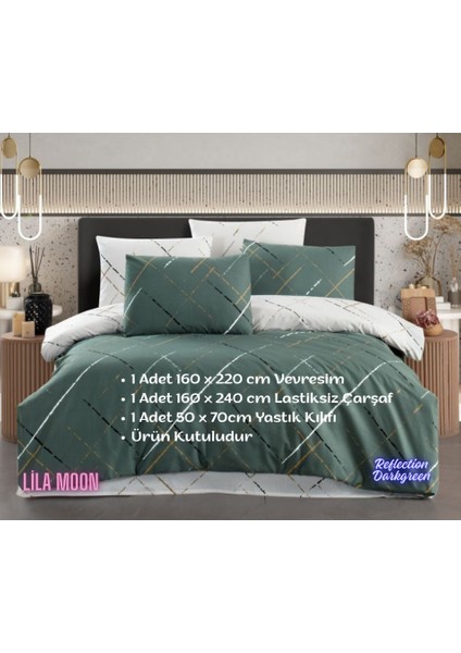 Ranforce Light (Reflection Darkgreen) Tek Kişilik Nevresim Takımı fiyatları